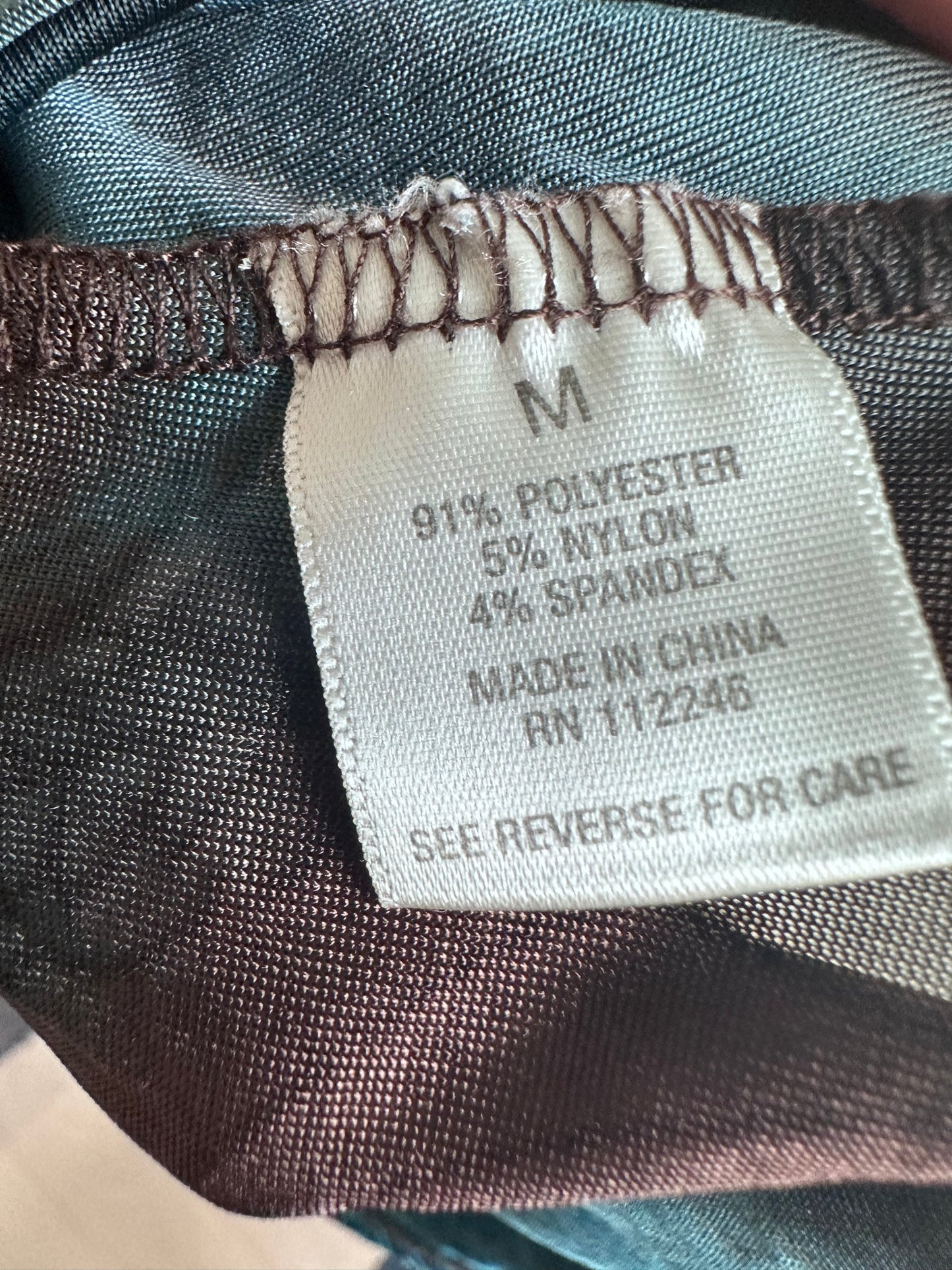 Dressbarn- blå/ brun topp