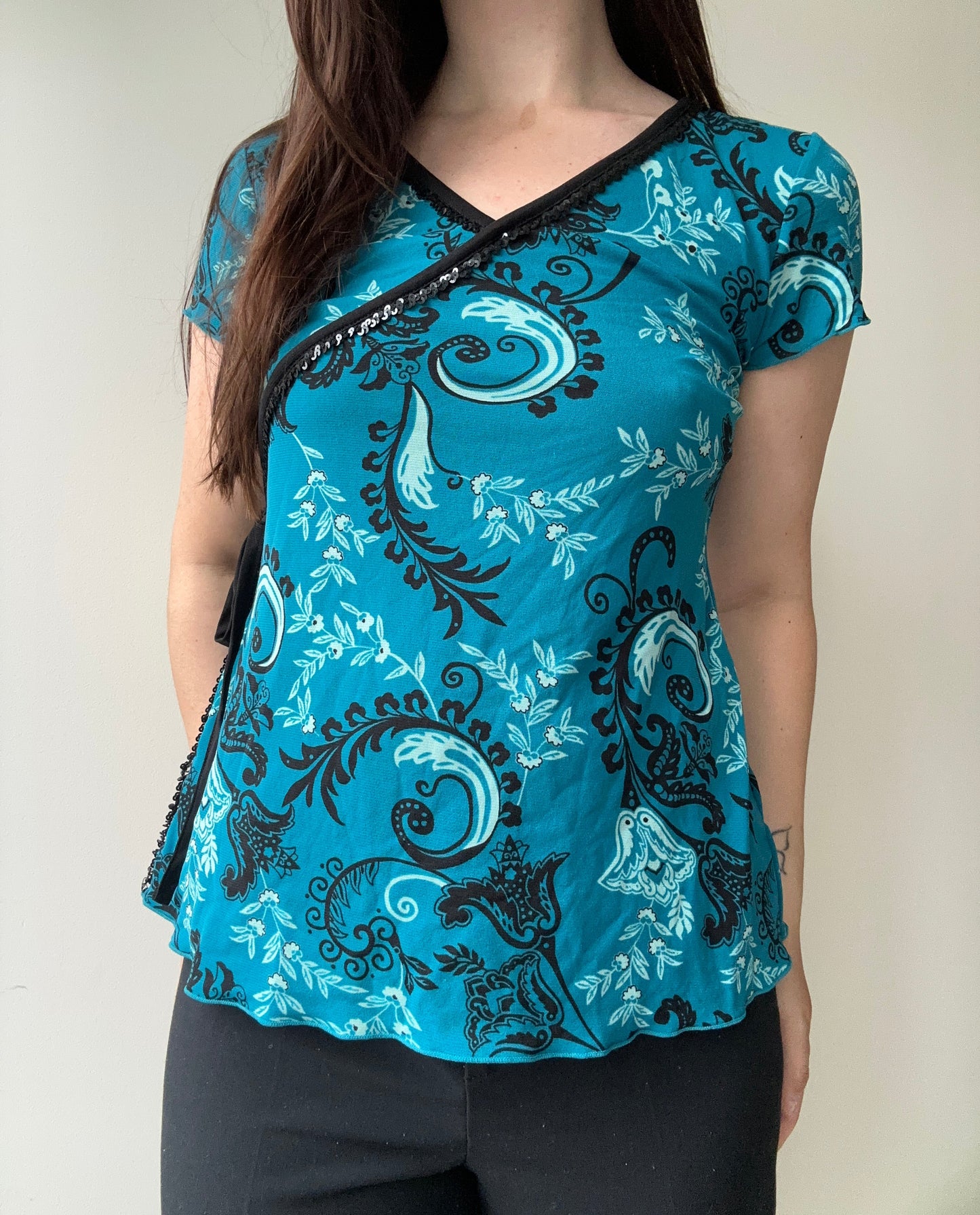 Style & Co - paisley topp