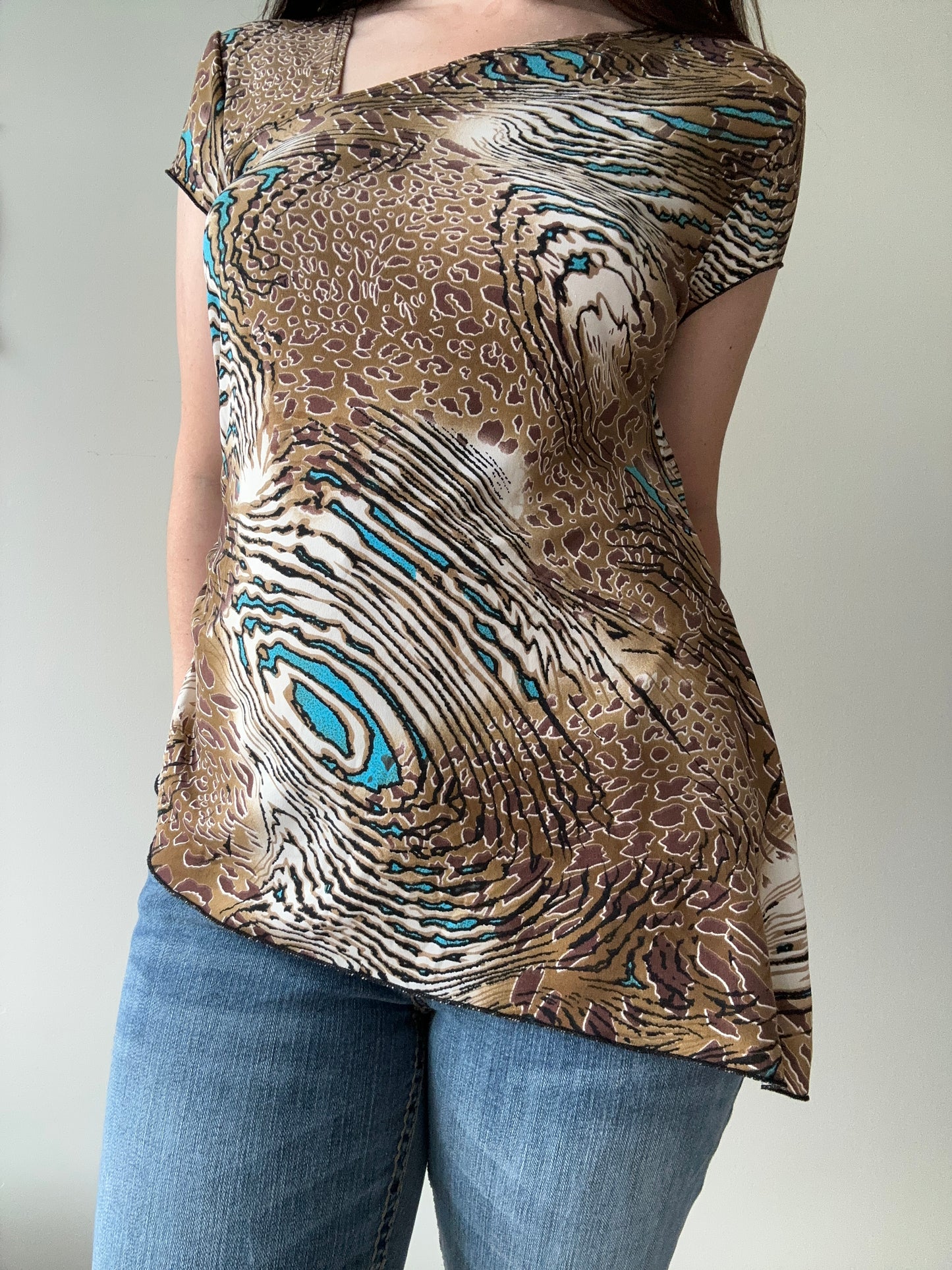 Suzie In The City - animal print topp