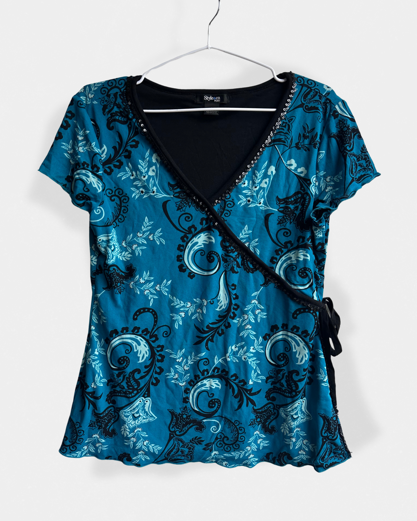Style & Co - paisley topp