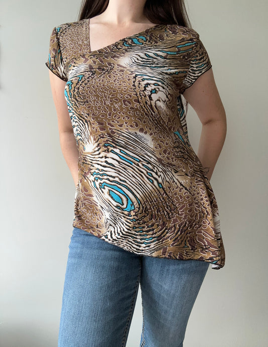 Suzie In The City - animal print topp