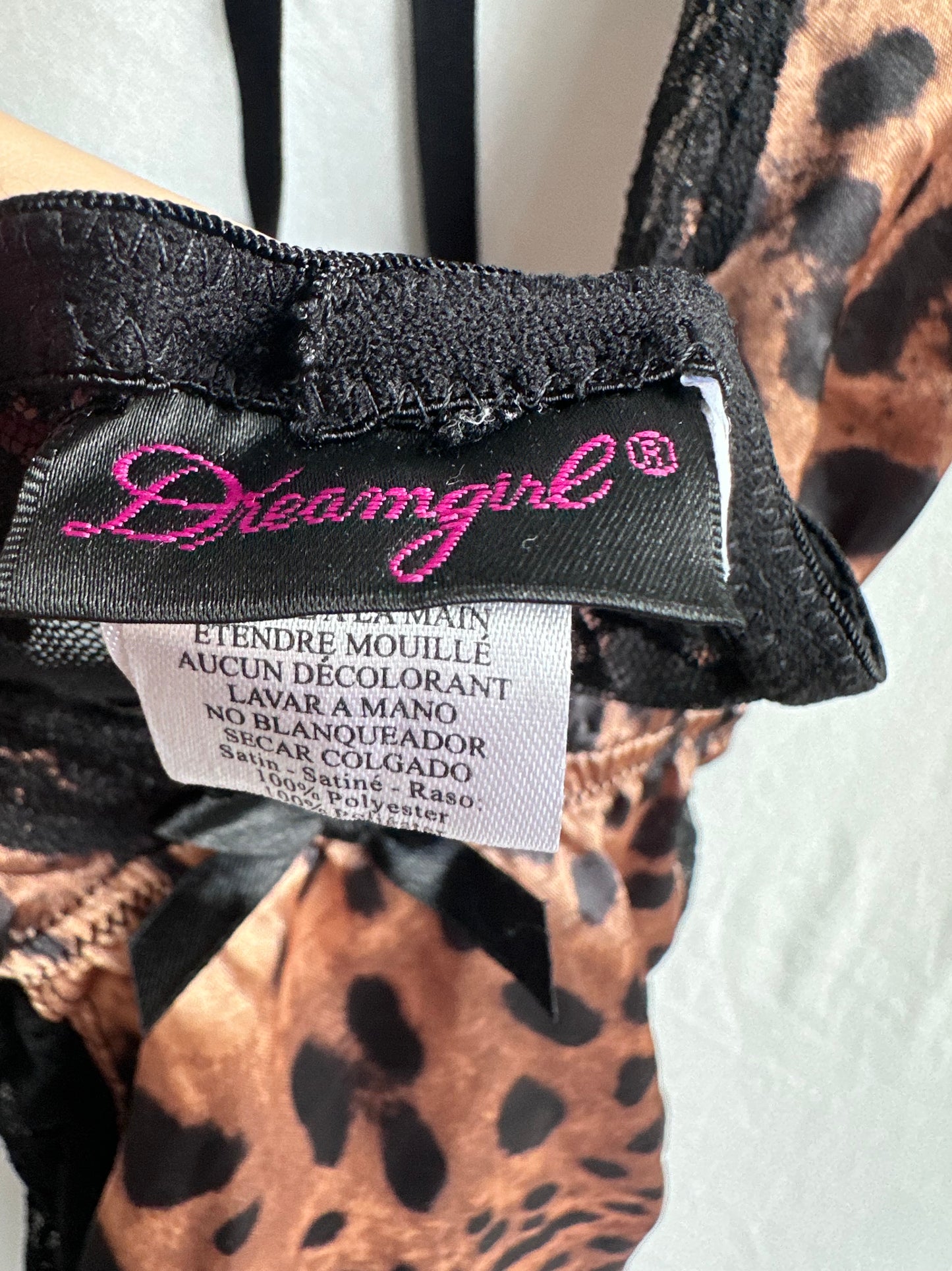 DreamGirl - animal print halterneck