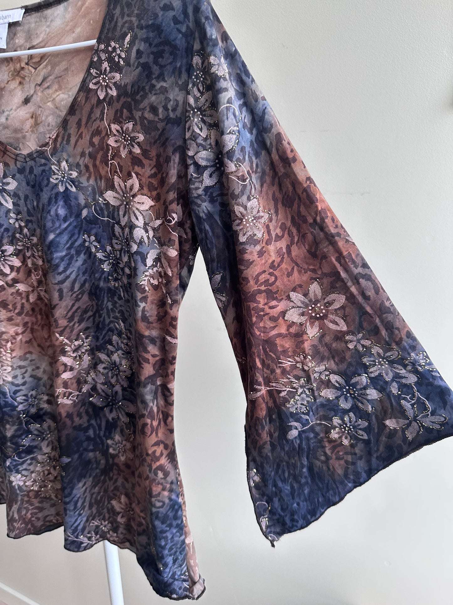 Dressbarn - animal print topp