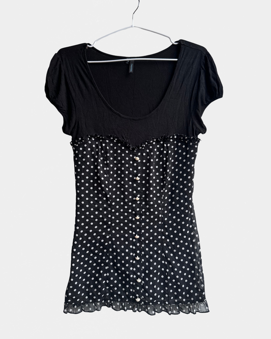 Maurices - polkadot topp