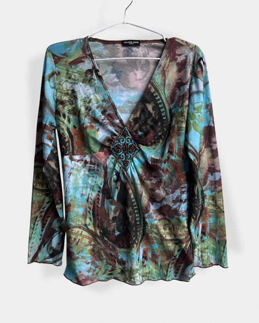 Cha Cha Vente - mesh topp
