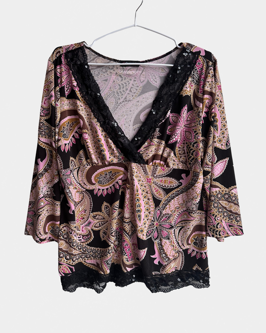 Cocomo - paisley topp