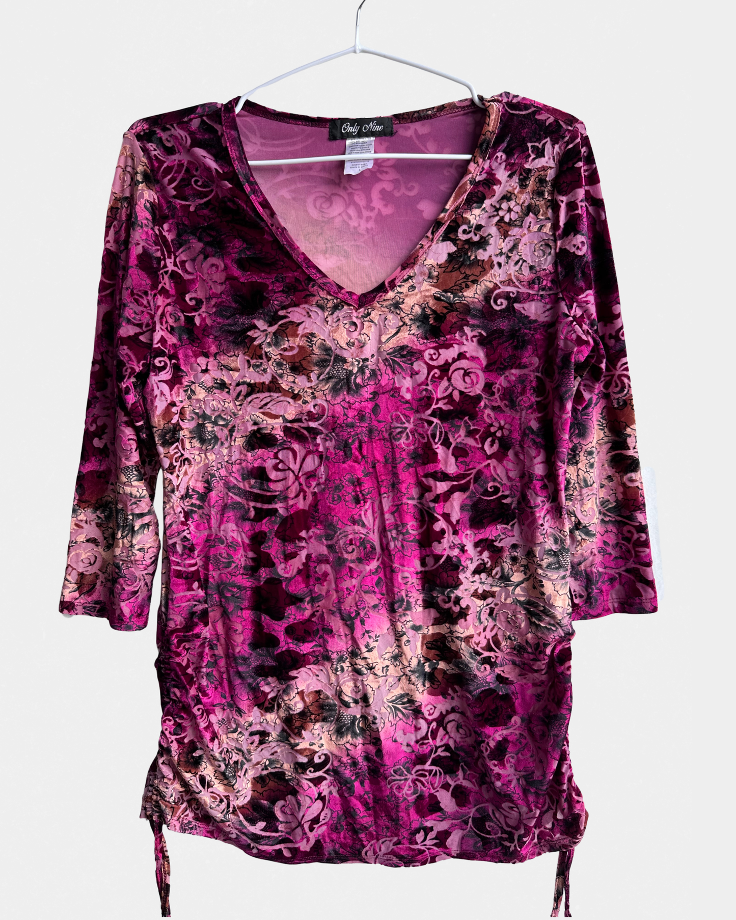 Only Nine - velour topp