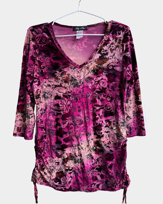 Only Nine - velour topp