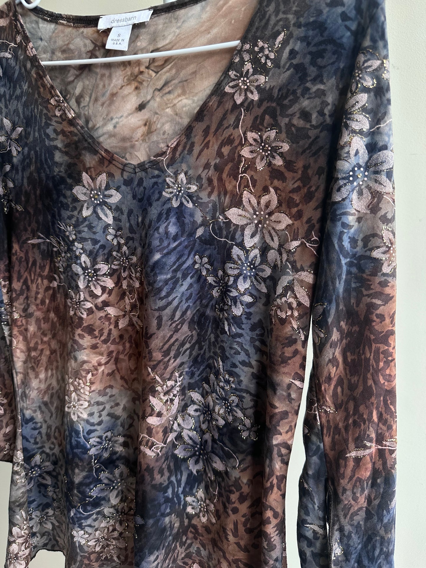 Dressbarn - animal print topp