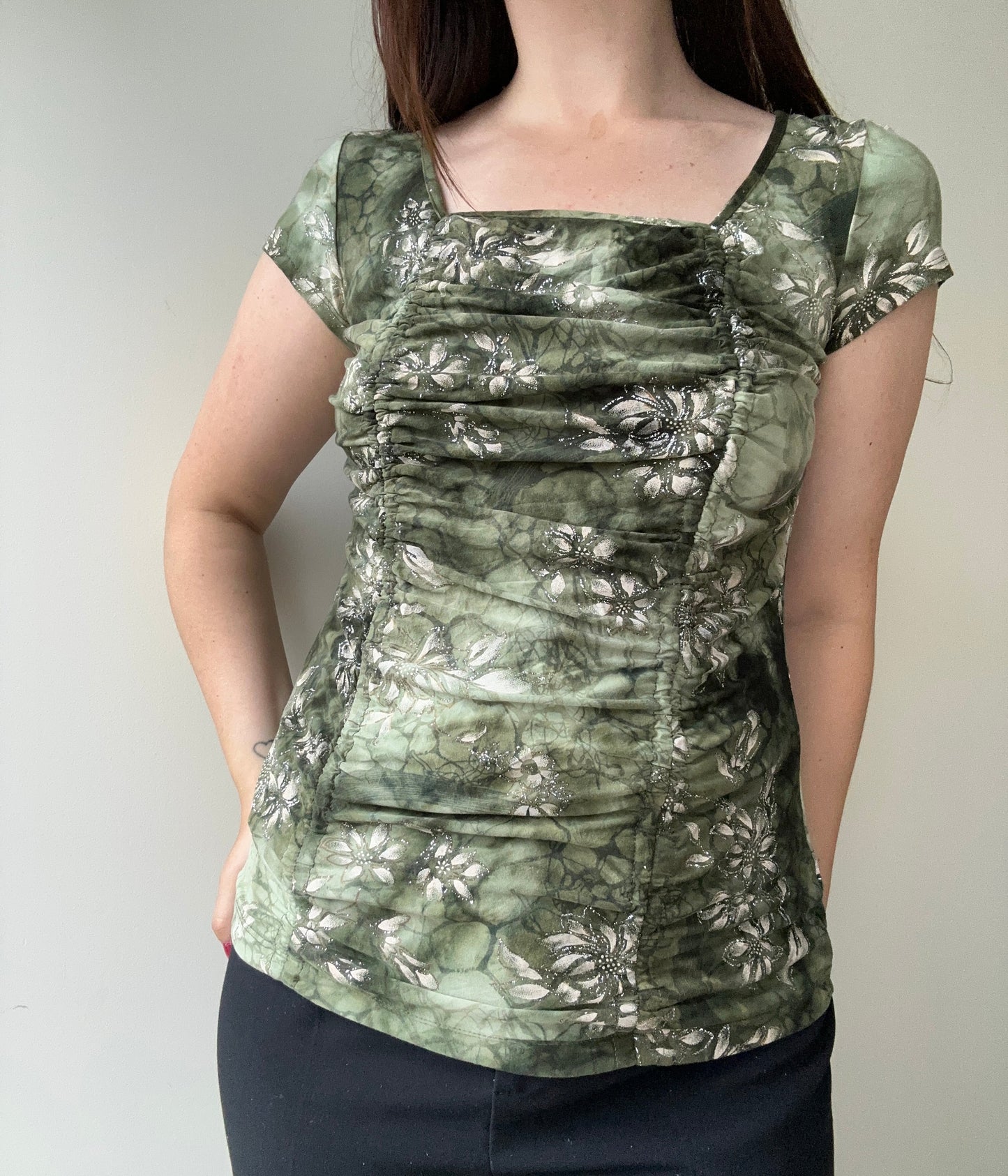 Dressbarn - blomstret topp