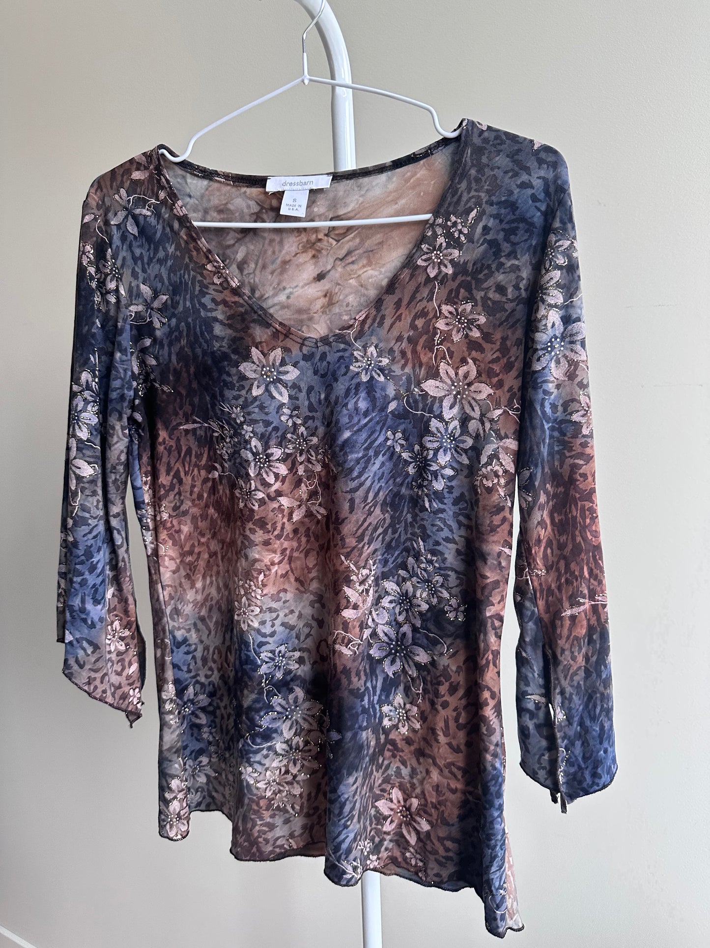Dressbarn - animal print topp
